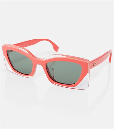 fendi sonnenbrille rot|Fendi Phoenix Saks.